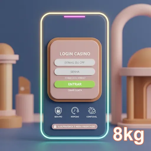 Ilustração de Explore o aplicativo cassino 8kg para Android e iOS