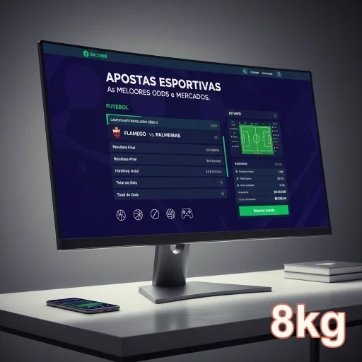 Ilustração de Explore as melhores apostas esportivas com 8kg