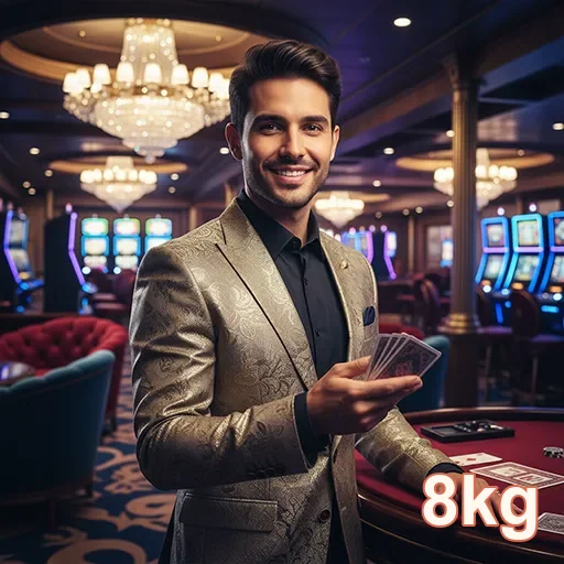 Ilustração de Diversão com Slot Games